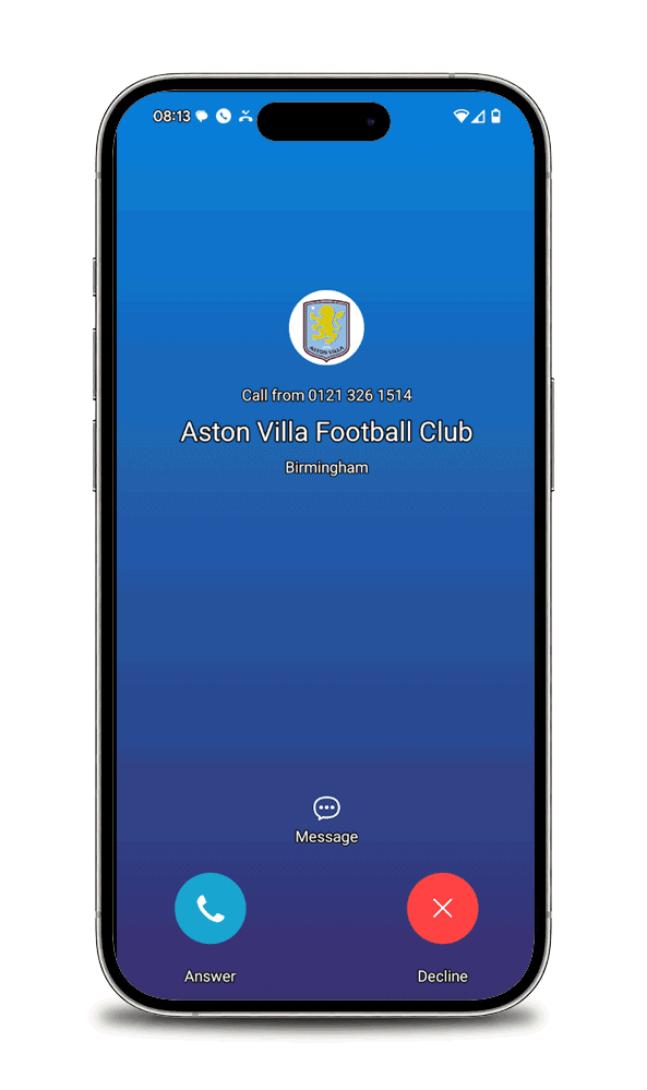 Aston Villa FC Trusted Voice demonstration